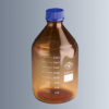 laboratory bottles , borosilicate glass 3.3 , amber glass , screw cap ( marienfeld / ألماني )