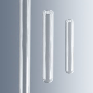 test tubes with round bottom , soda lime glass ( marienfeld / ألماني )