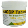 haccp tablets – أقراص تعقيم للأغذية
