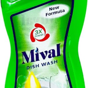 meval dishwashing liquid 600 ml lemon mint